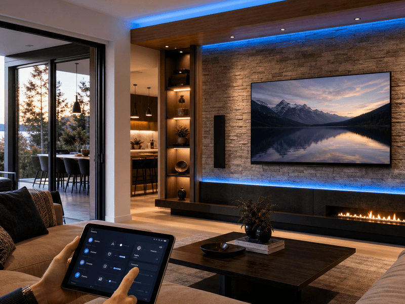 Home Theater & Distributed Audio/Video installation example